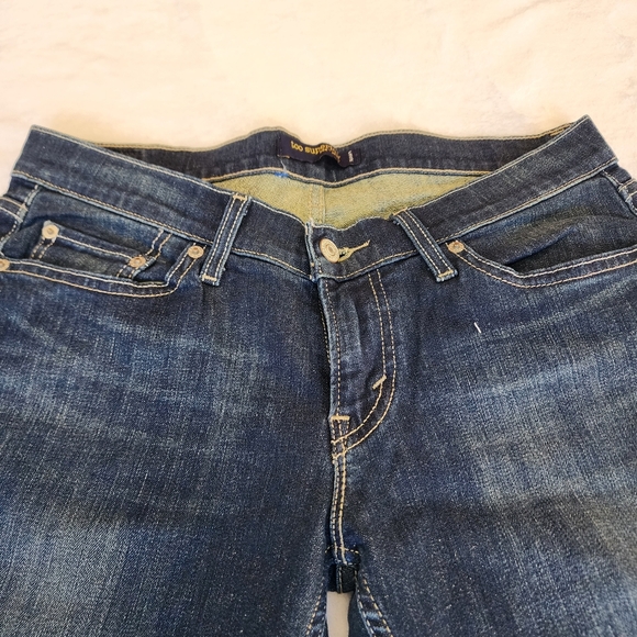 VINTAGE LEVI'S TOO SUPER LOW FLARE JEANS - Picture 2 of 11